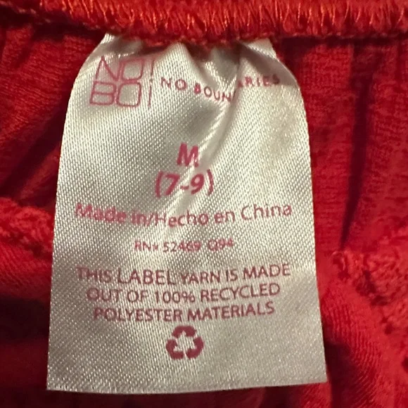 No Boundaries Vibrant Red Off-the-Shoulder Peasant Top - Picture 7 of 8